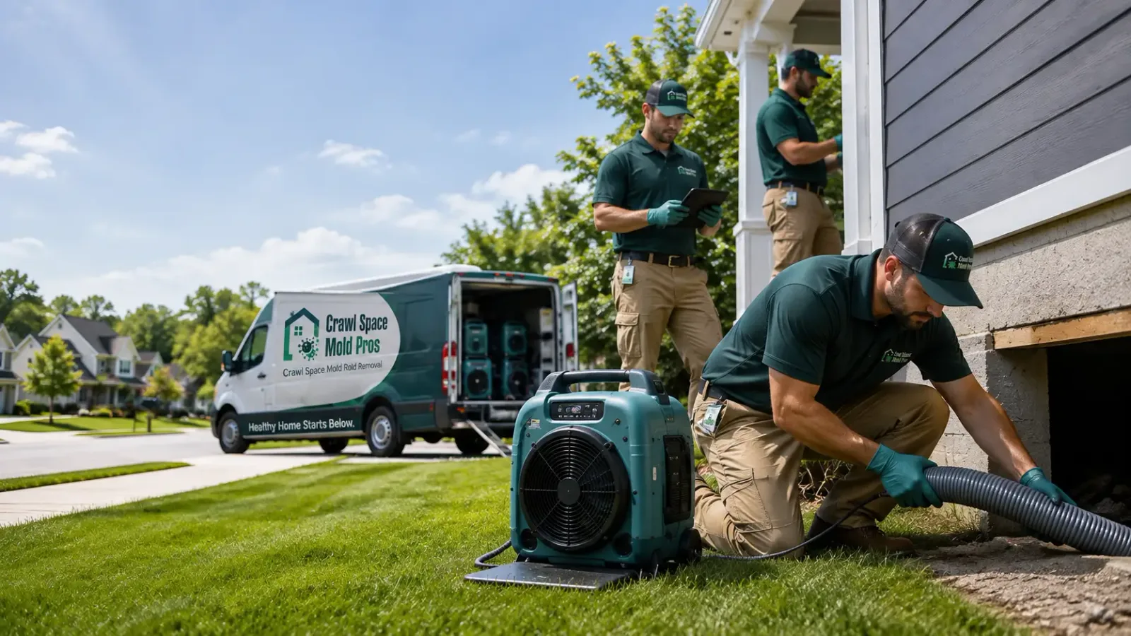 Crawl Space Mold Removal in Hewitt, MN